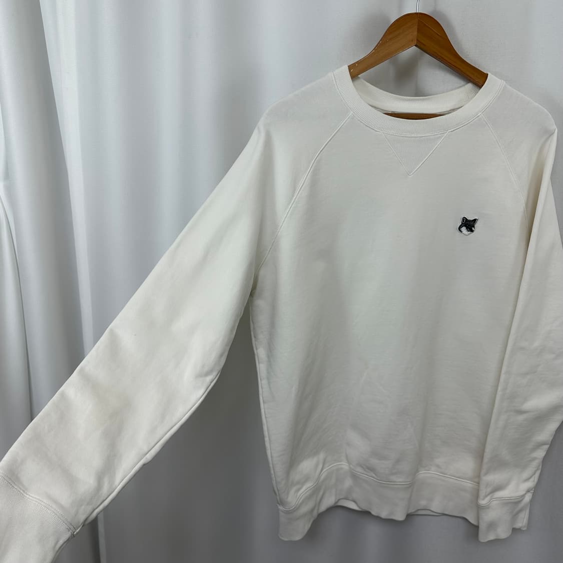   메종키츠네 남자 면100% 맨투맨 티셔츠 L  상품이미지4