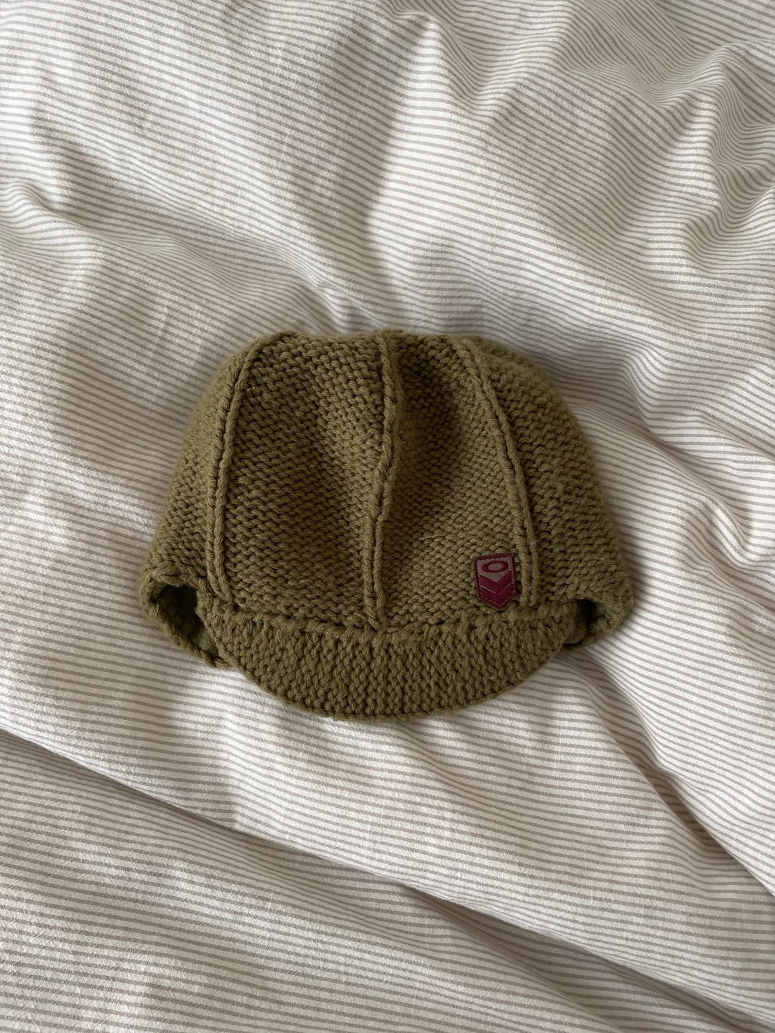 오클리 이어플랩 니트모자 카키색 상품이미지1