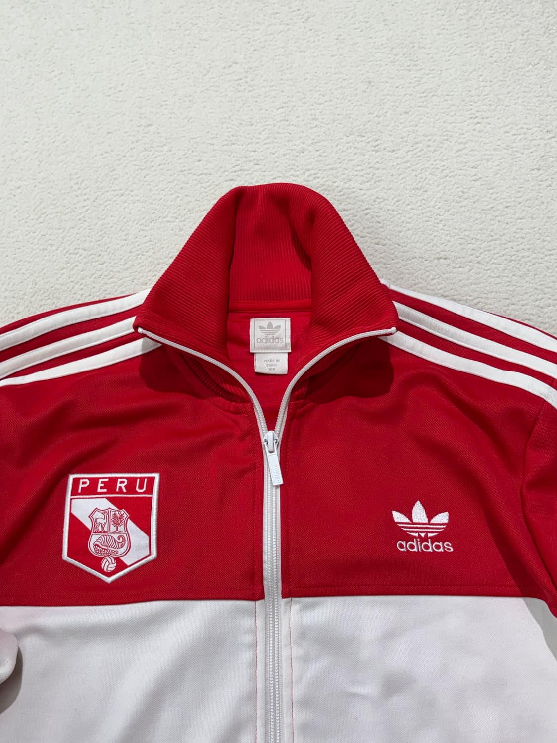 아디다스 파이어버드 유로파 페루 레드 빨강 빨흰 흰빨 져지 상품이미지2