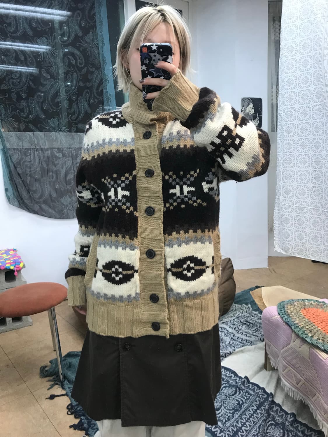 EZRA FITCH 에스닉 니트 가디건 상품이미지2