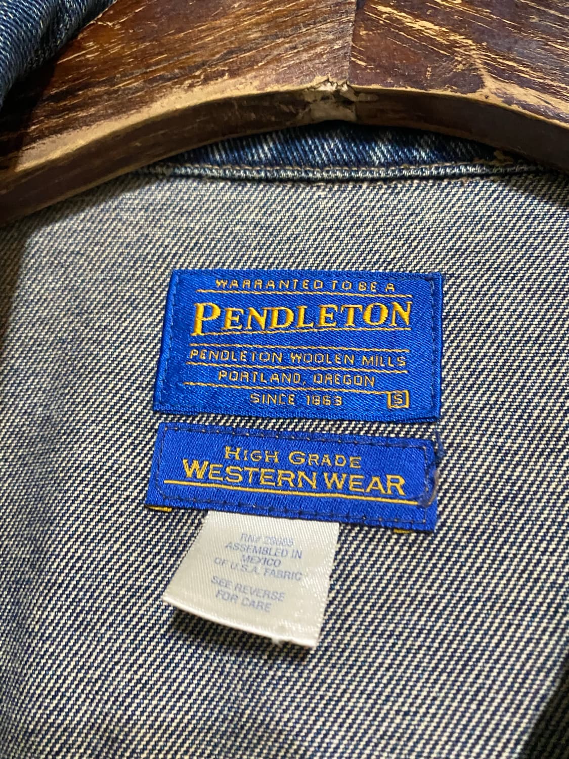 pendleton  펜들턴 나바호 포인트 데님 베스트 상품이미지5