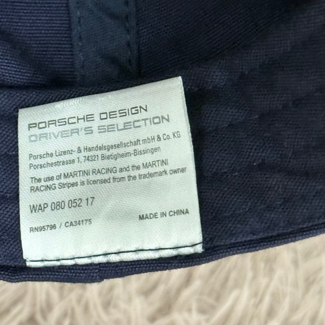 포르쉐디자인 마티니 레이싱 볼캡 네이비 상품이미지6