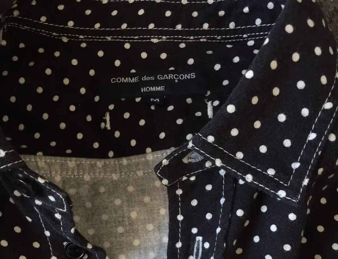 꼼데가르송 옴므 도트 셔츠 상품이미지3