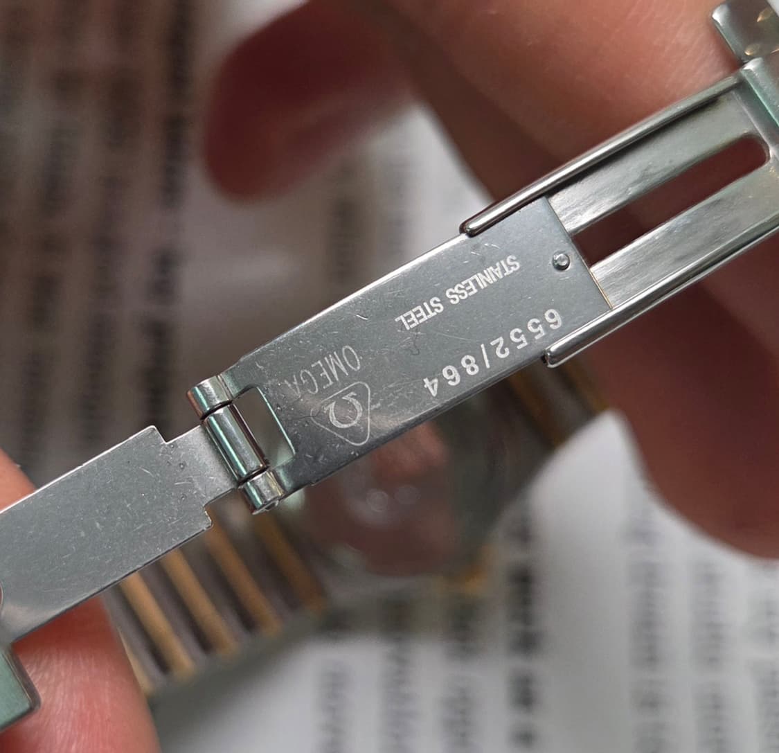 오메가 컨스틸레이션 별로고 18K콤비 풀바 쿼츠 여성용 브레이슬릿 ver 상품이미지9