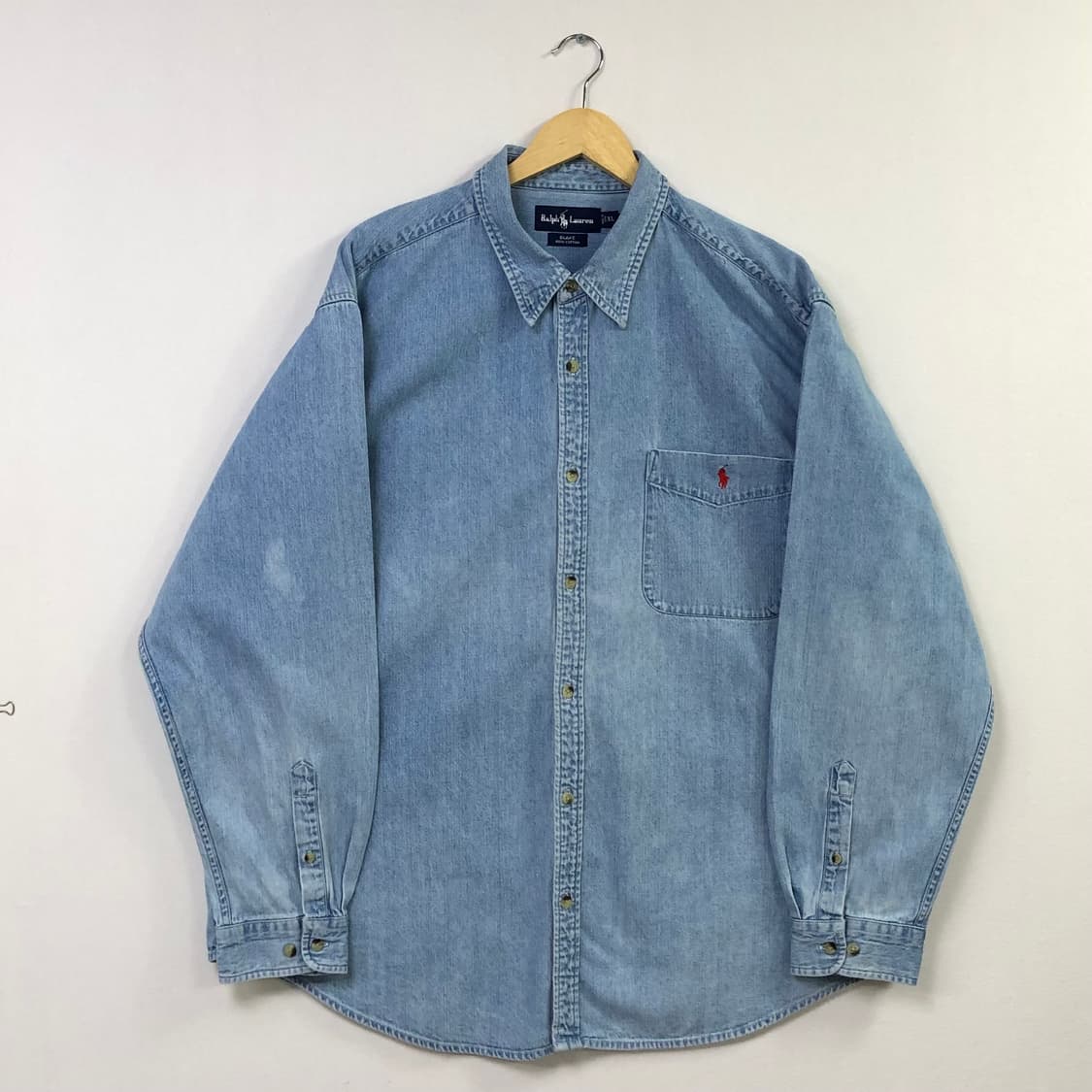 Xxl 폴로 데님 셔츠 상품이미지2