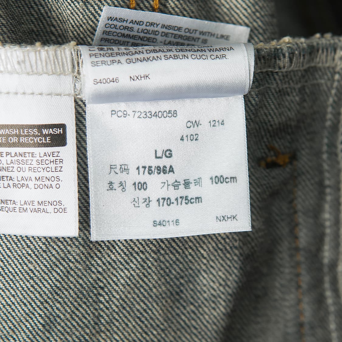 [105] 리바이스 72334-0058 데님 트러커 자켓 MO-2534  상품이미지8