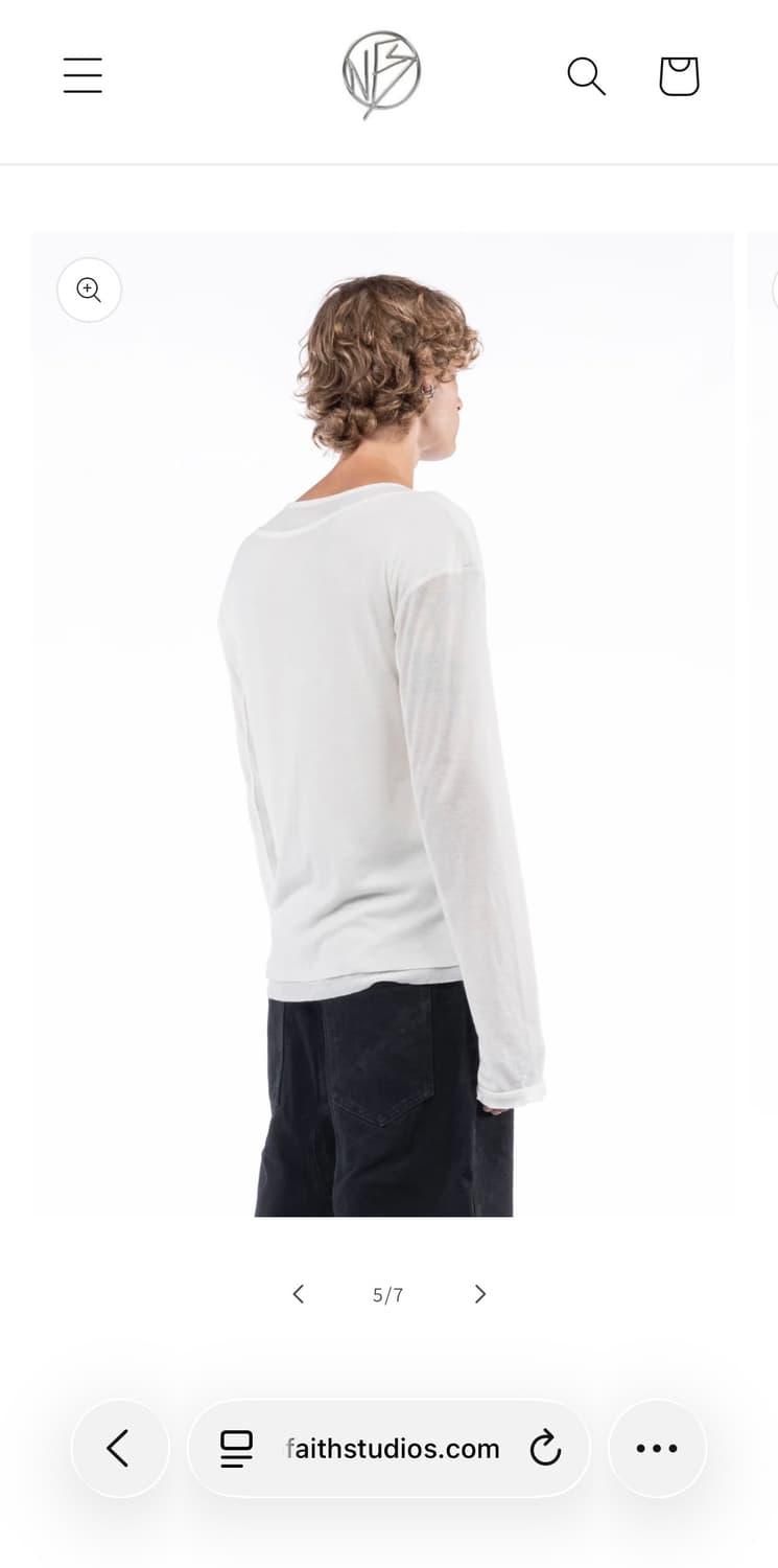 Nofaithstudios 더블레이어 롱슬리브 상품이미지5