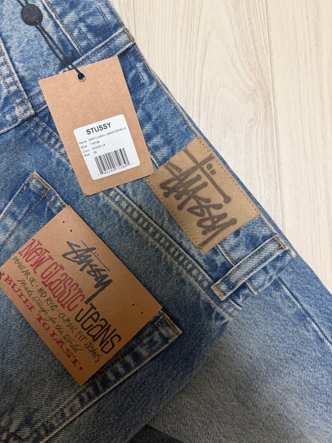 스투시 뉴 클래식 데님 진 인디고 LA (32) 새상품 상품이미지4
