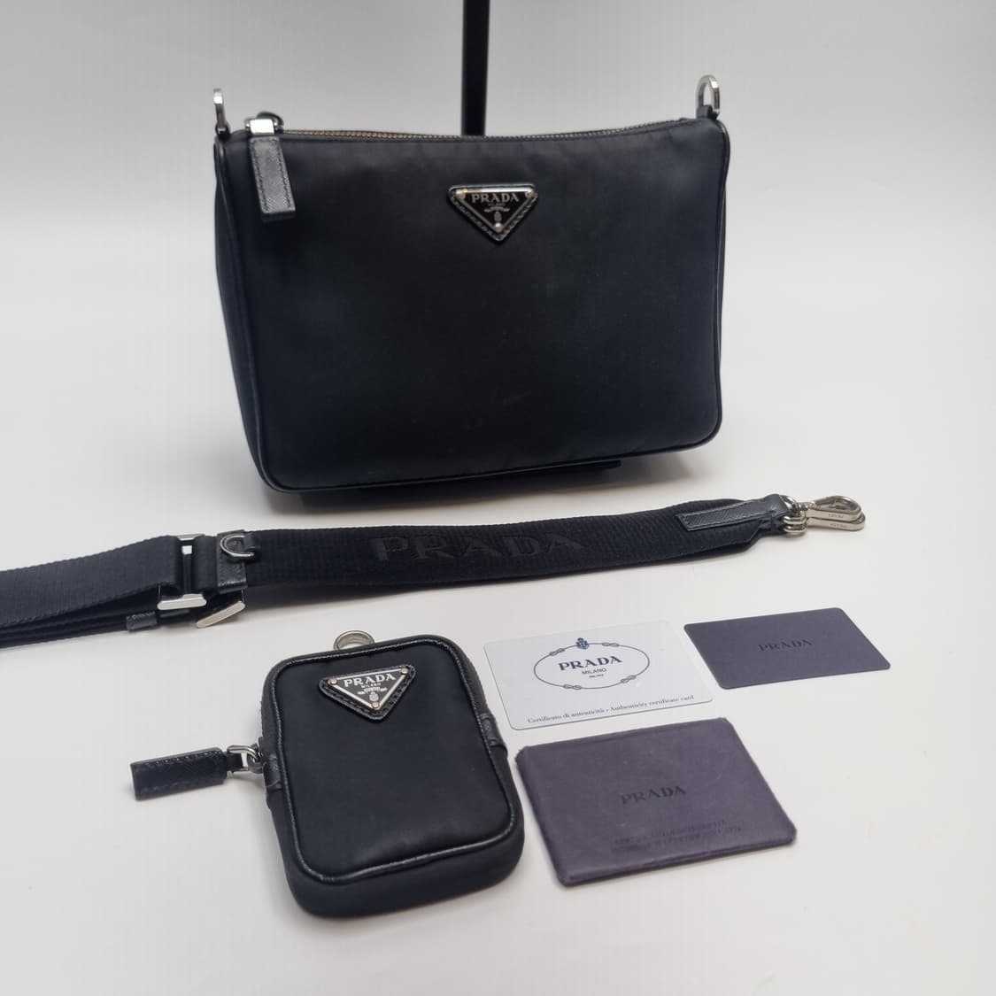 프라다 2VH113 리나일론 및 사피아노 가죽 숄더백 (신세계센텀 구매) 상품이미지3