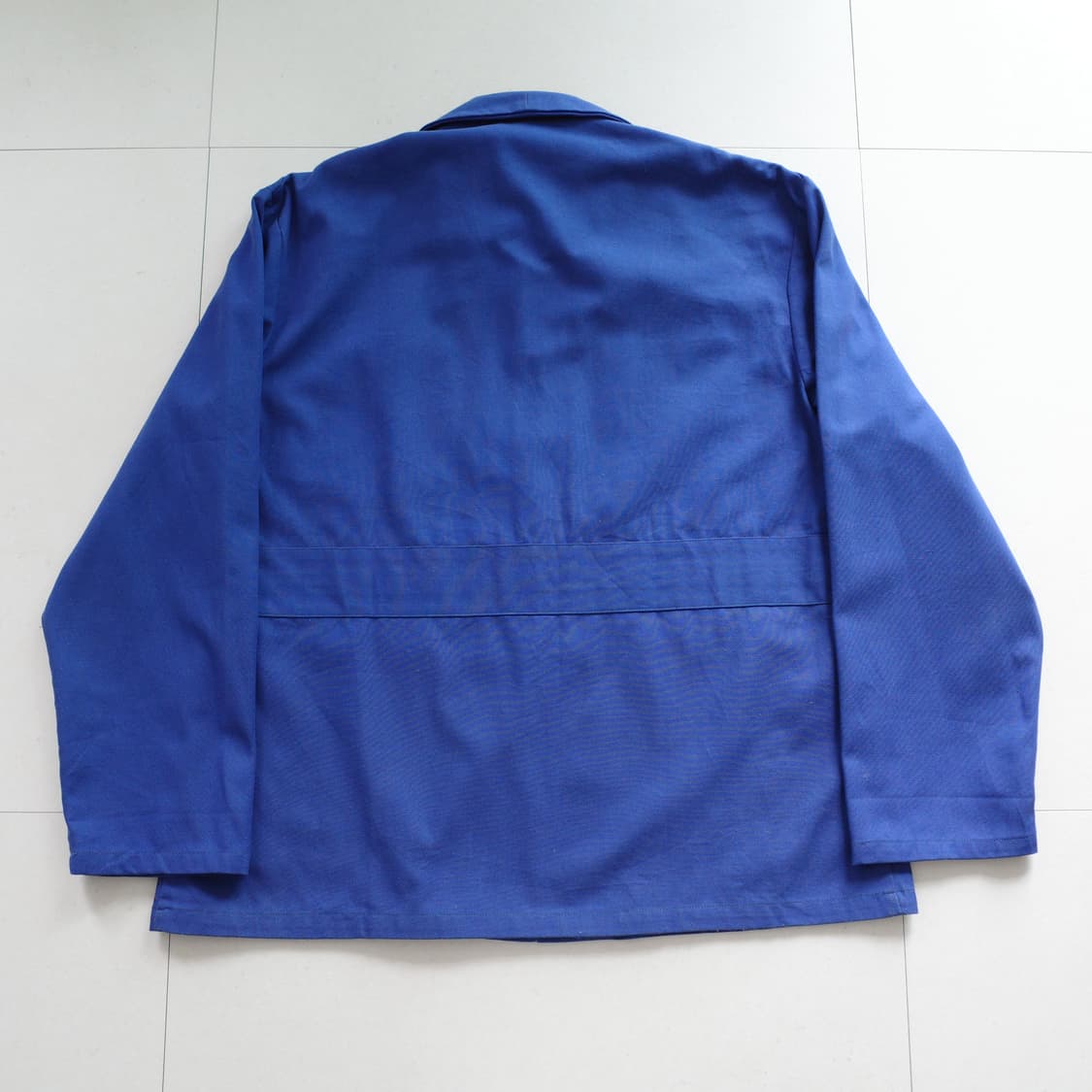70s 프랑스 생산 프렌치 클럽칼라 워크자켓 블루 100 상품이미지7