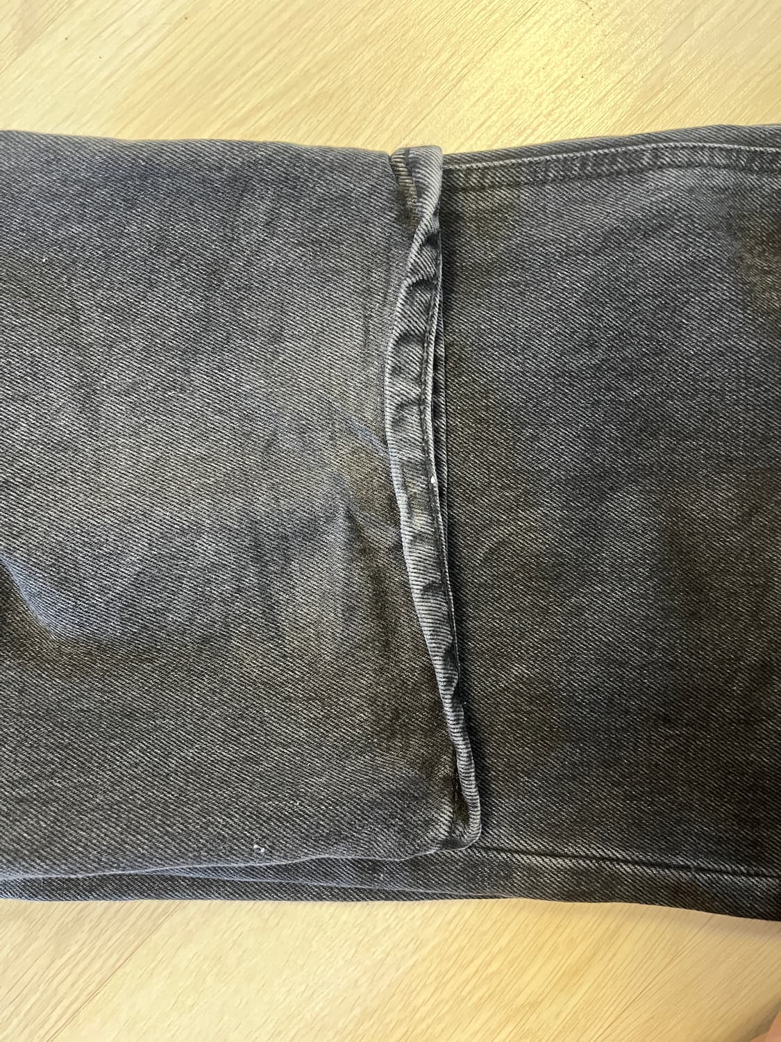 하프시코드 레귤러 데님 흑청 3 상품이미지5