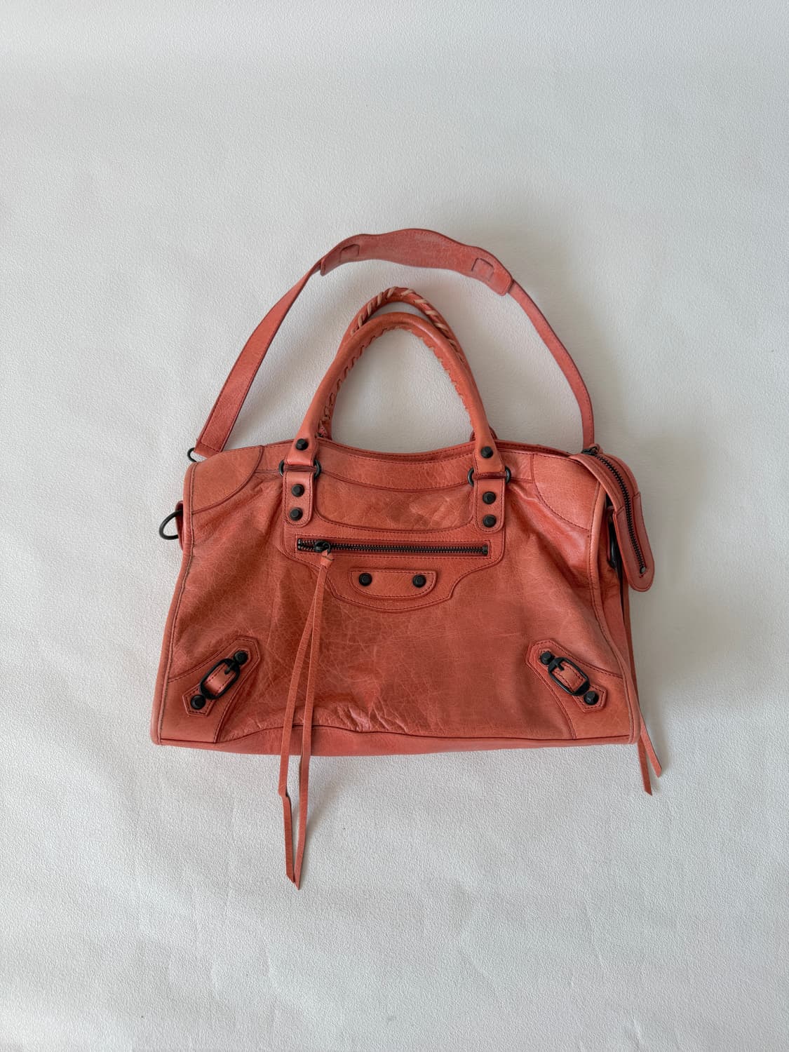 Pre owned 레더 숄더백 상품이미지1