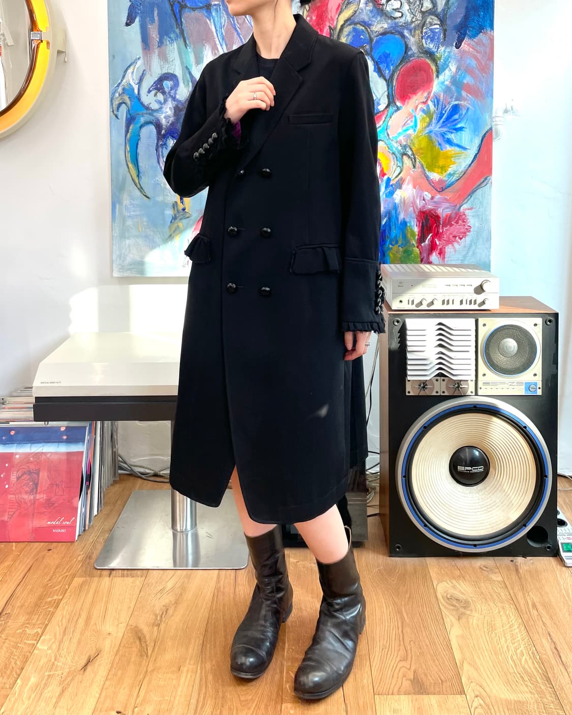 [3] 언더커버 프릴 코트 상품이미지2