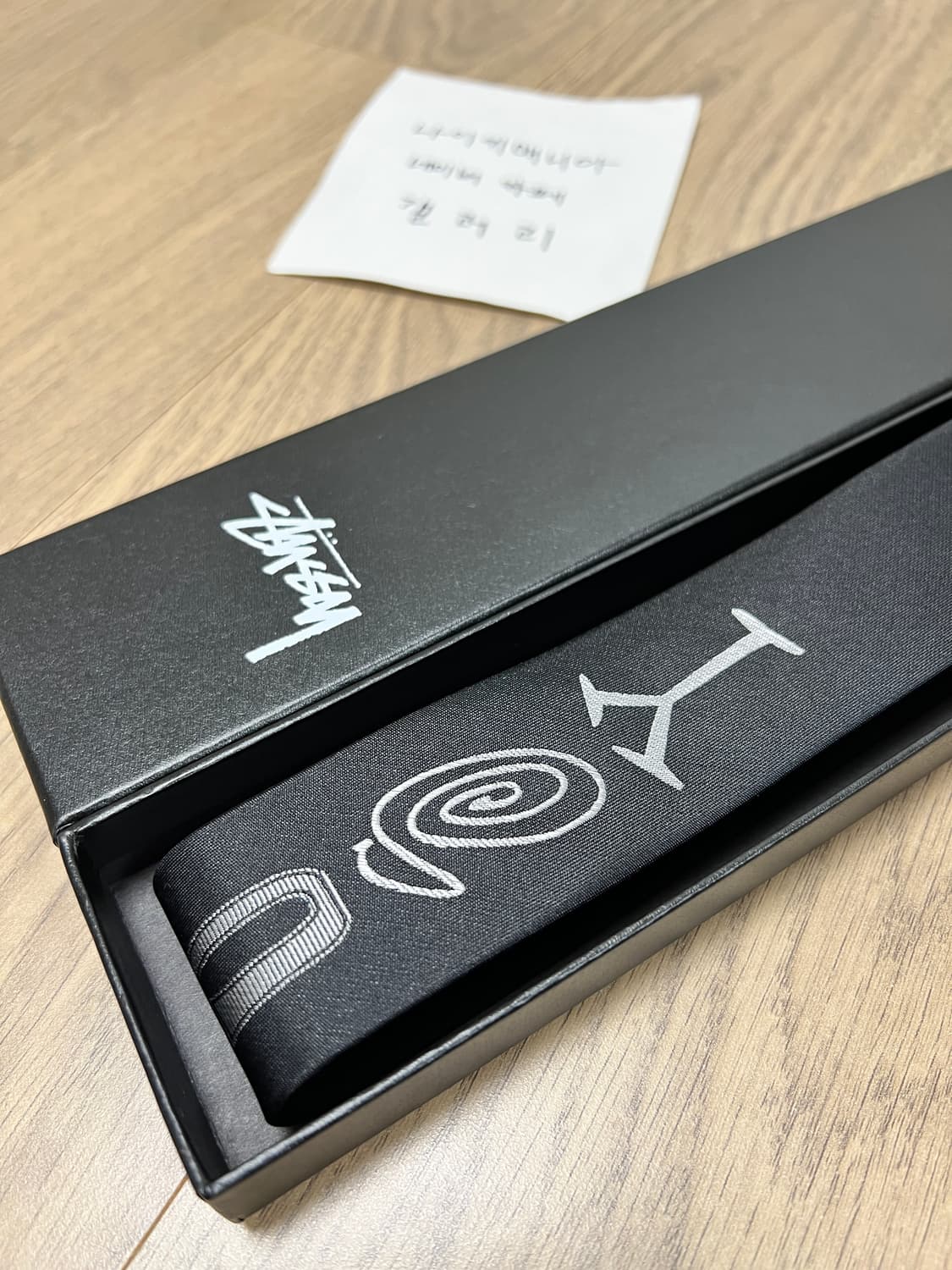 [OS] 스투시 랜섬 자카드 타이 블랙 상품이미지4