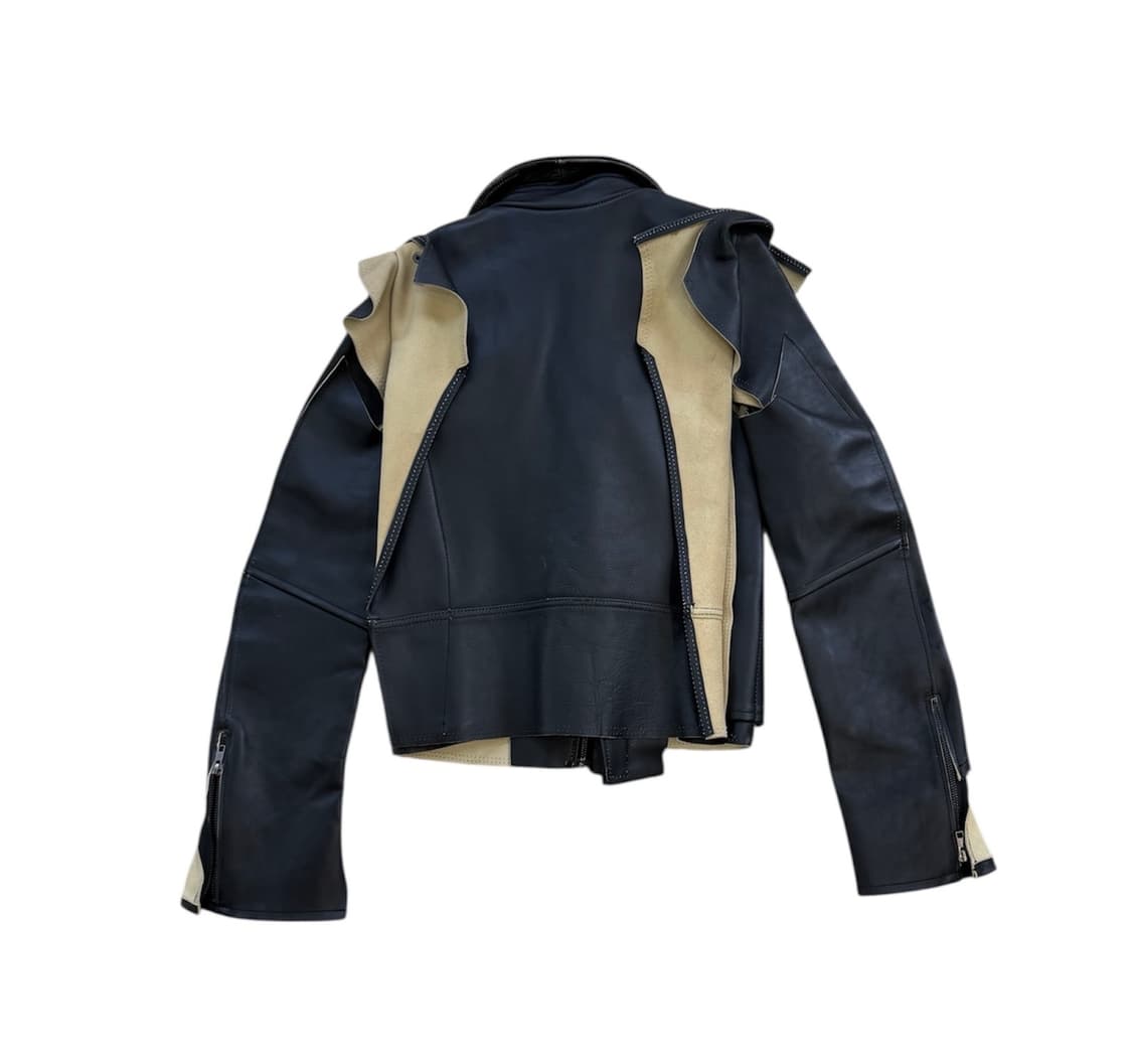 메종 마르지엘라 X H&M 레더 바이커 자켓 상품이미지2
