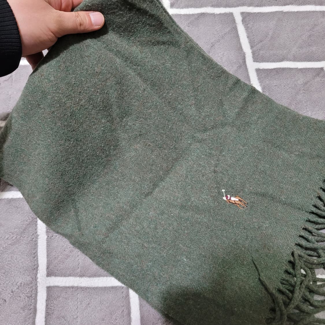 정품 랄프로렌 울 목도리 상품이미지5