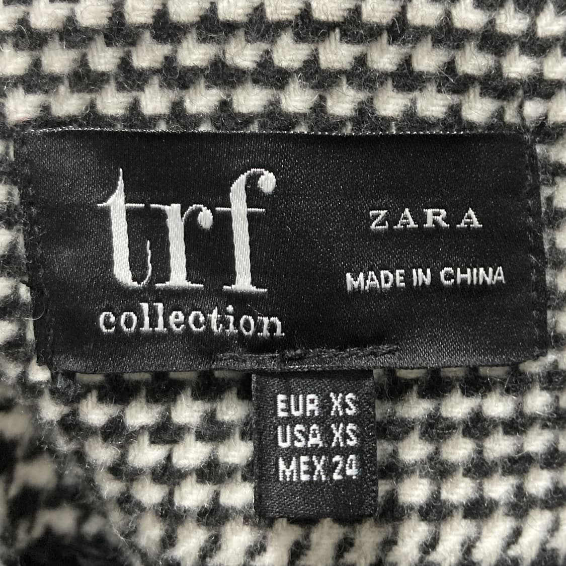 자라 여성캐주얼모직롱코트 체크 55-66 상품이미지4