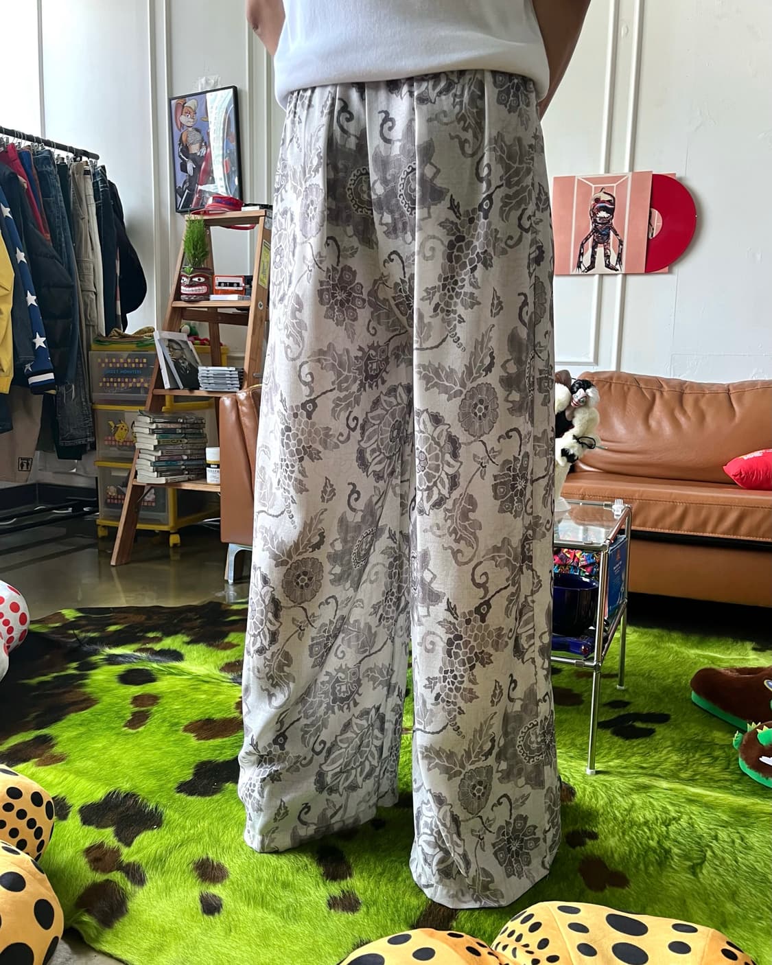 Y.K.X Oriental Art Pattern Wide Trouser 상품이미지2