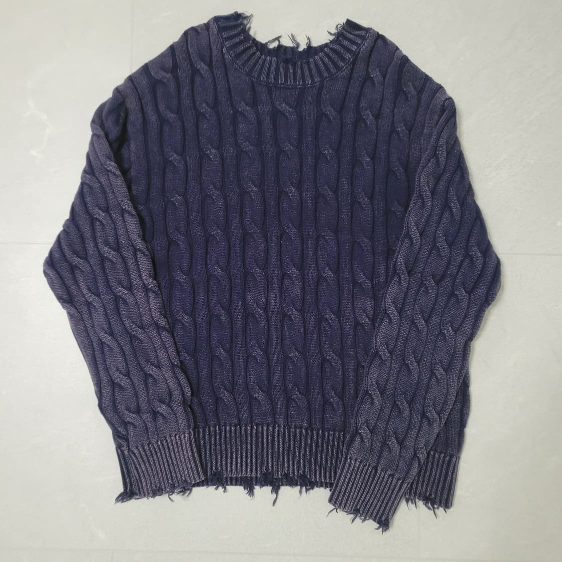 <밈더워드로브> 케이블 니트 1사이즈 상품이미지1