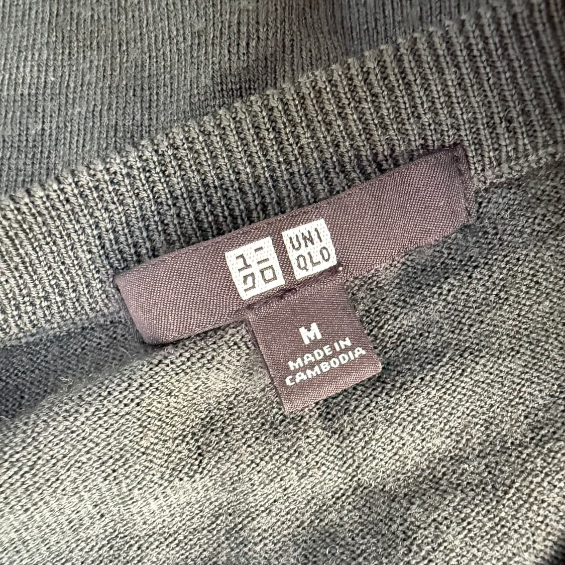 M 유니클로 울 니트 스웨터 0223T 상품이미지3