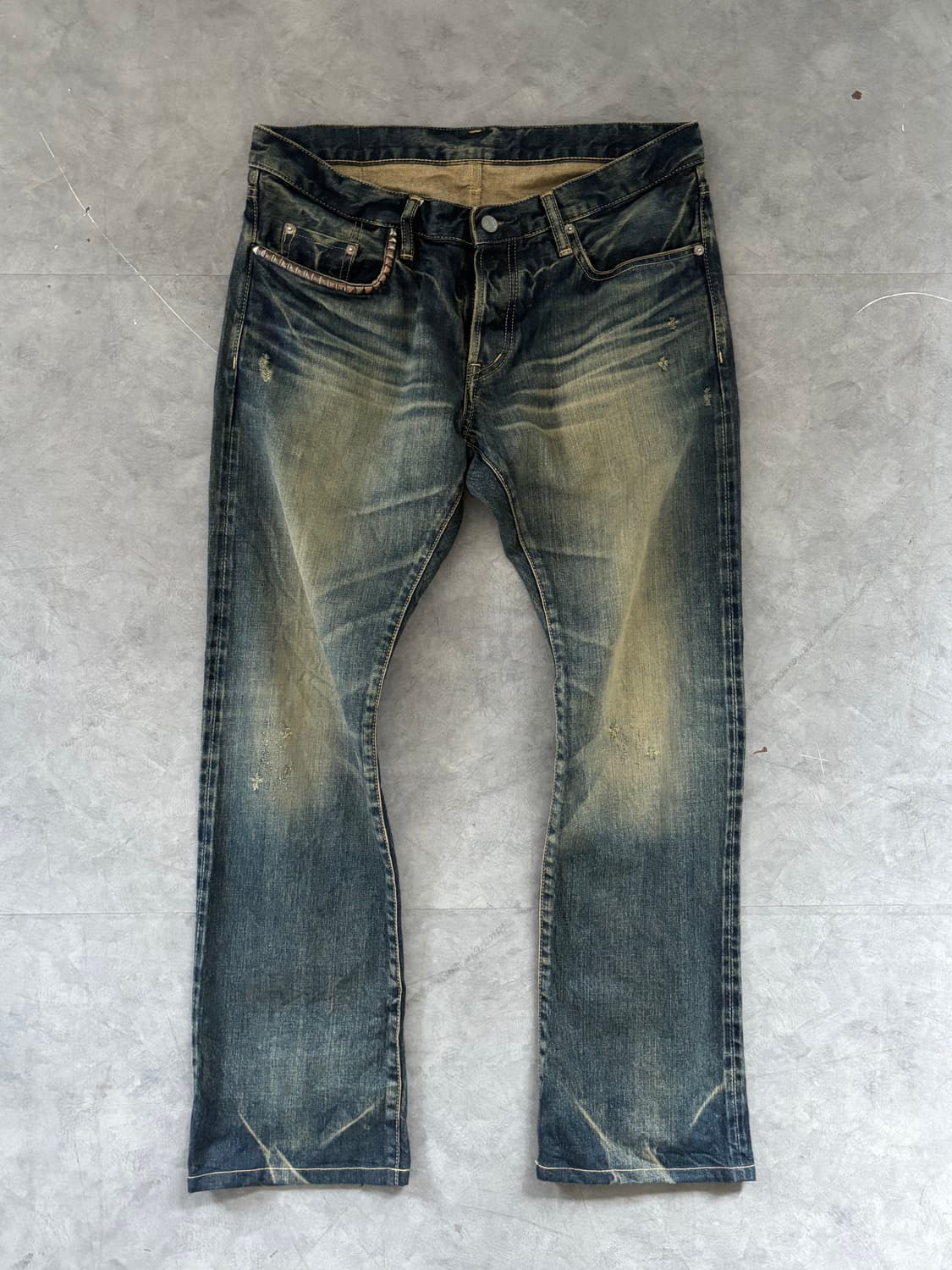 HYSTERIC GLAMOUR 히스테릭글래머 포켓 스터드 데님 팬츠 상품이미지2