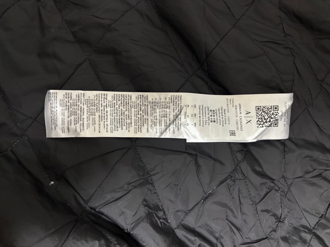 ARMANI EXCHANGE 자켓형 체크코트 상품이미지4