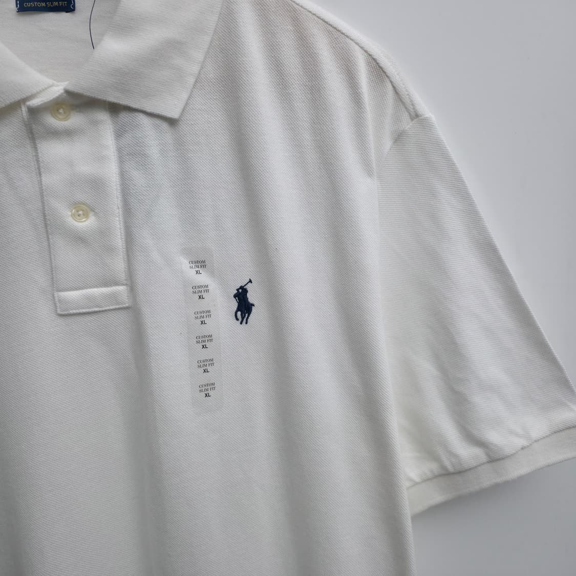 [XL] 새상품 폴로 랄프로렌 화이트 카라티 상품이미지4