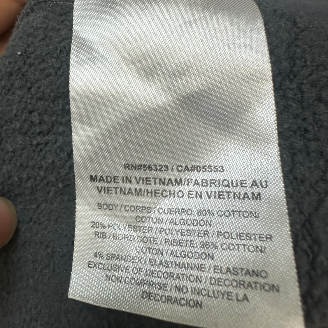 나이키 빈티지 스우시 센터로고 차콜그레이맨투맨 100 상품이미지3