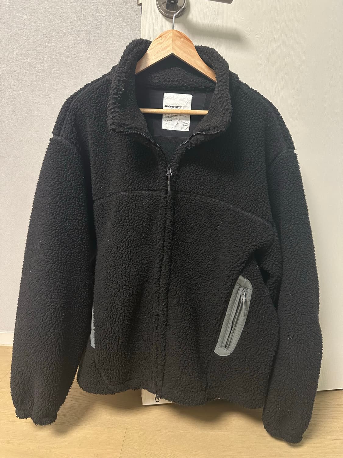 코드그라피 헤비보아 플리스(블랙)[L] 상품이미지5