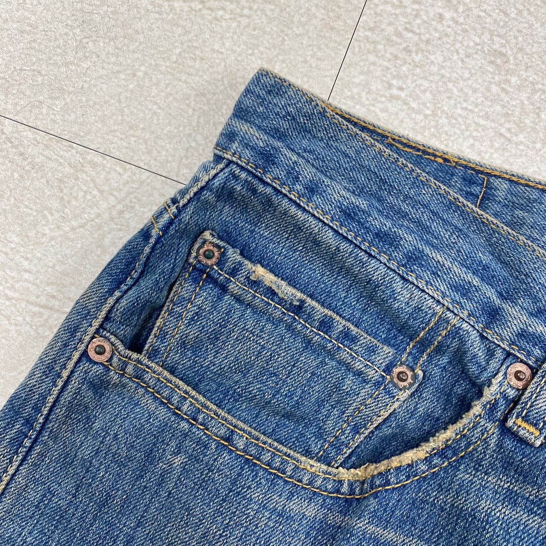 리바이스 569 루즈핏 레드 탭 데님 팬츠 (34) 상품이미지7