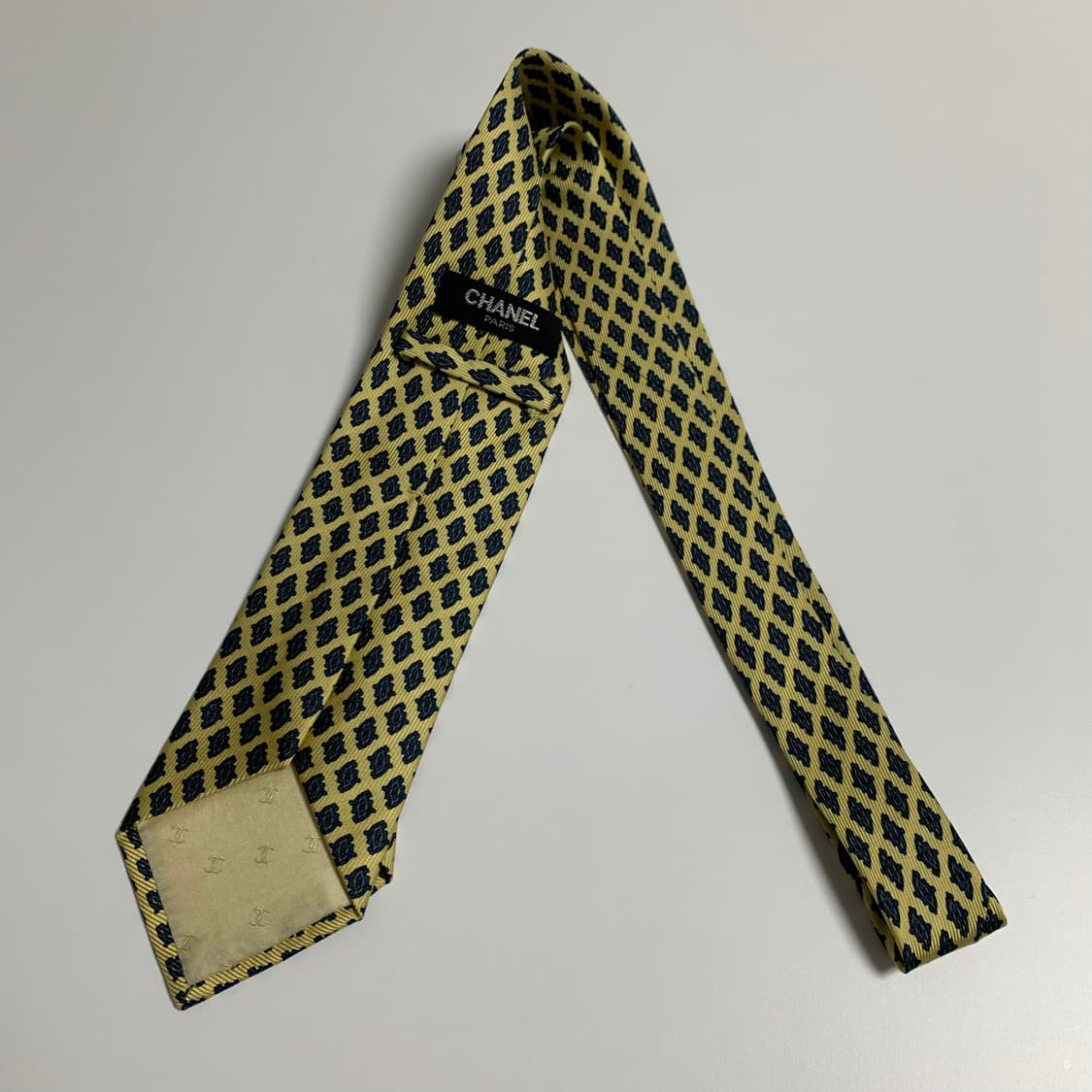 샤넬(CHANEL) 클래식 명품넥타이 100실크 A+등급 8.3cm 상품이미지10