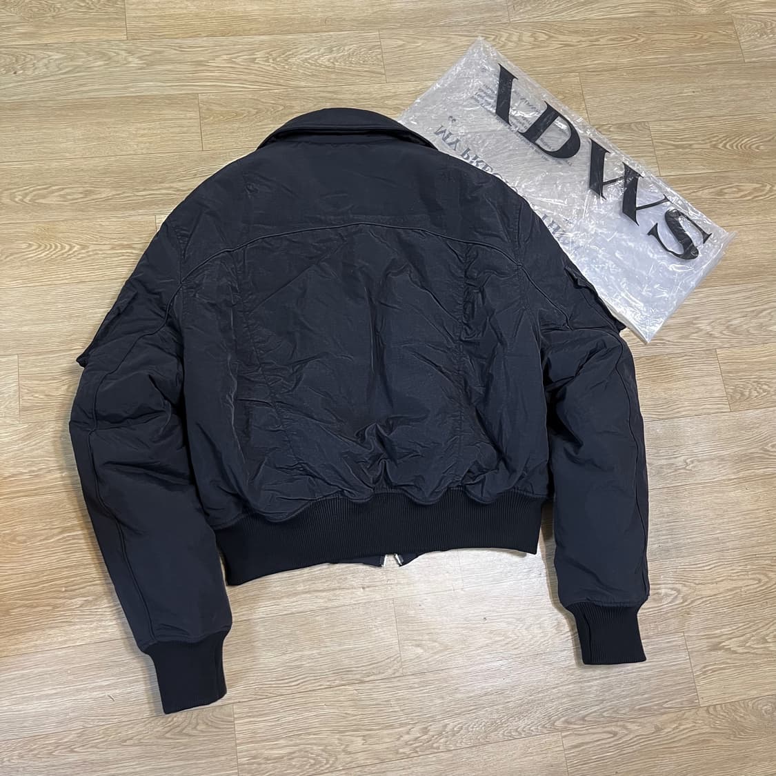 새상품) 아이돈워너셀 Solid High Neck Ma-1 마원 봄버 상품이미지2