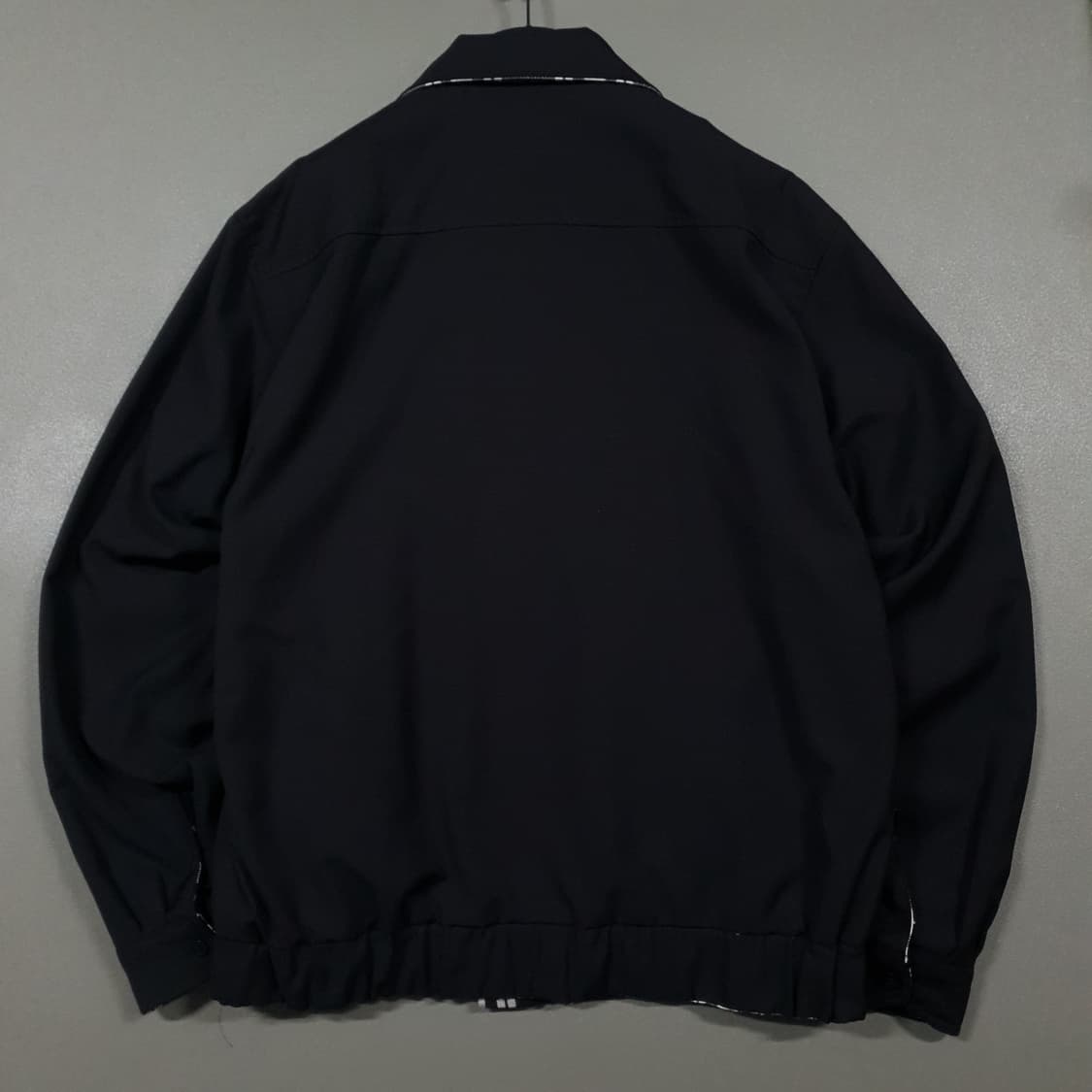 실측 XL 위캔더스 리버서블 양면 체크 플레이드 블루종 자켓 WKNDRS 상품이미지10