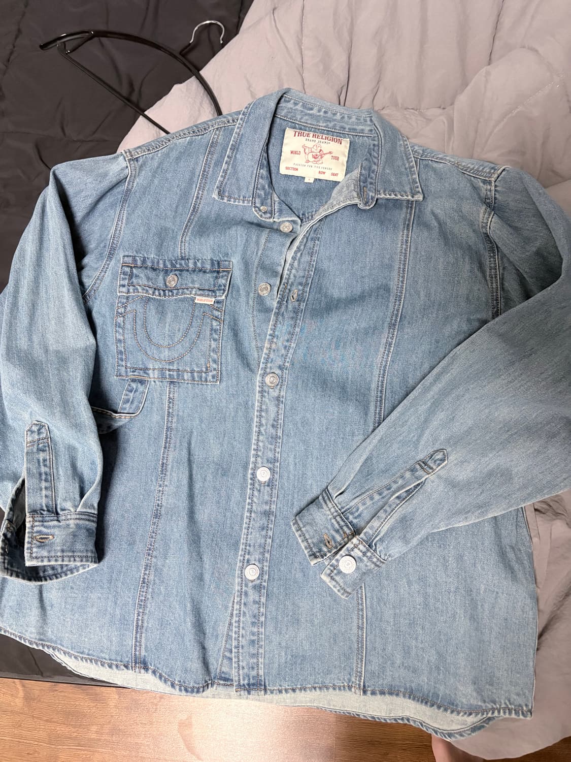 트루릴리젼 인디고 데님셔츠 상품이미지1