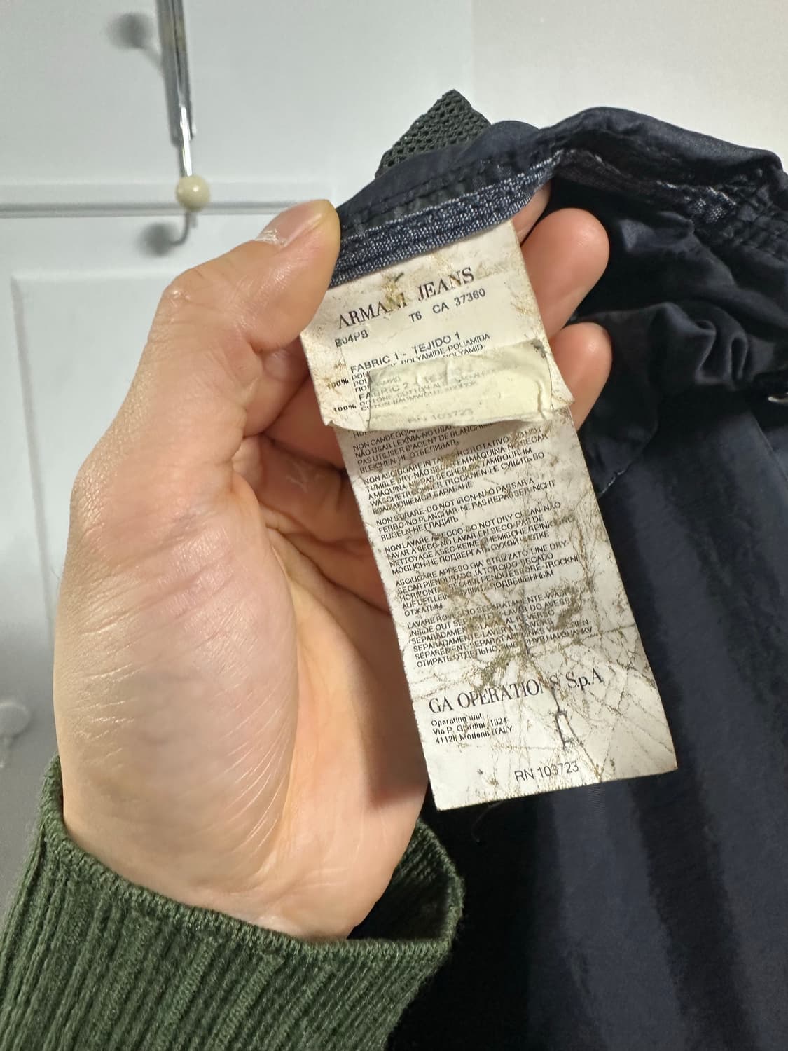 아르마니진 바람막이 상품이미지4