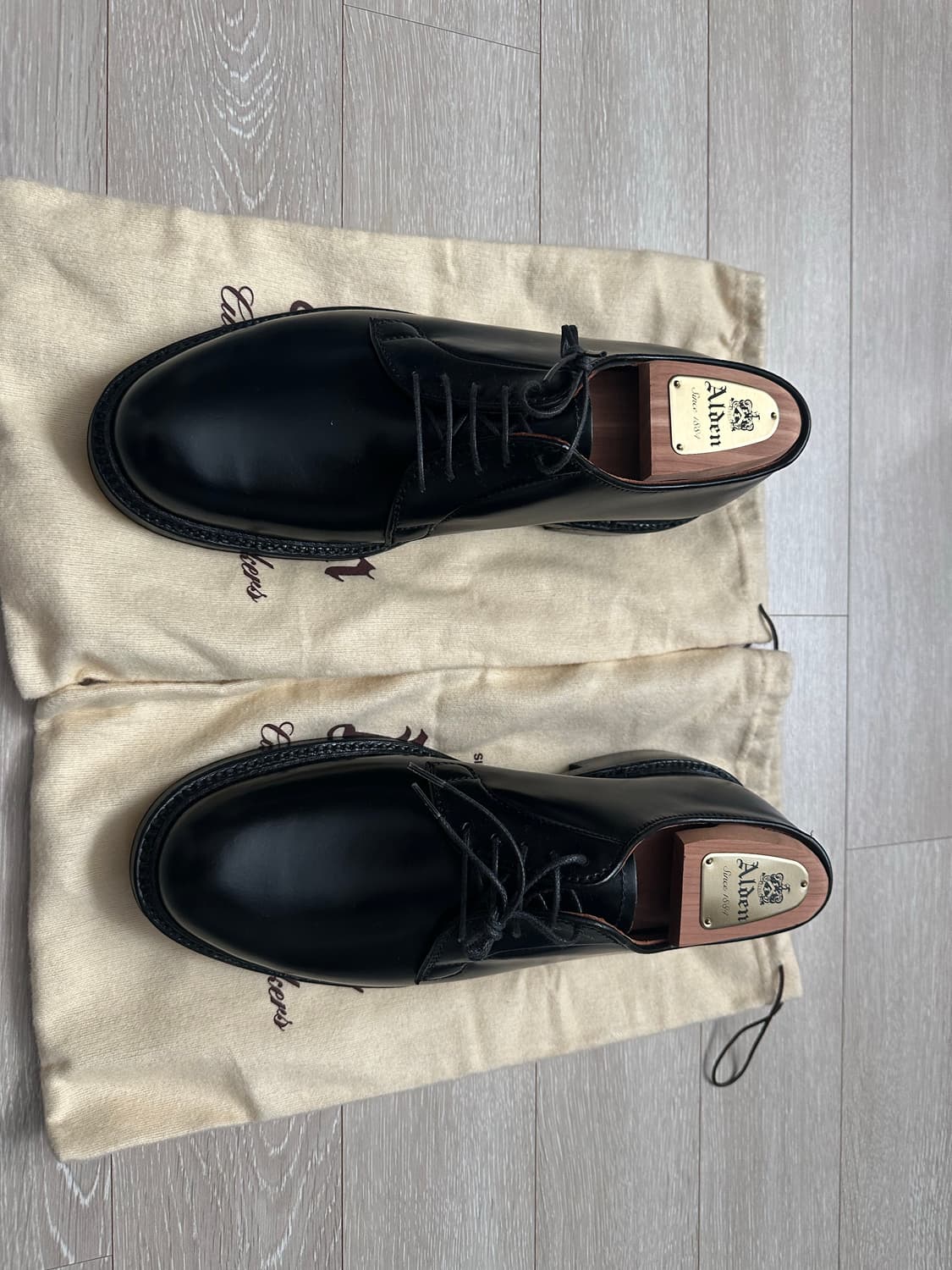 알든 9901(코도반 블랙) 미착용상품 7.5E  상품이미지1