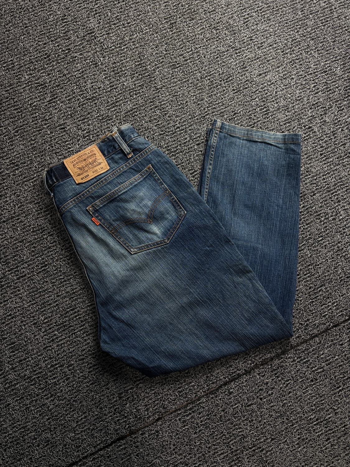 리바이스 오렌지탭 og  220 워싱 데님 팬츠 1493 상품이미지1