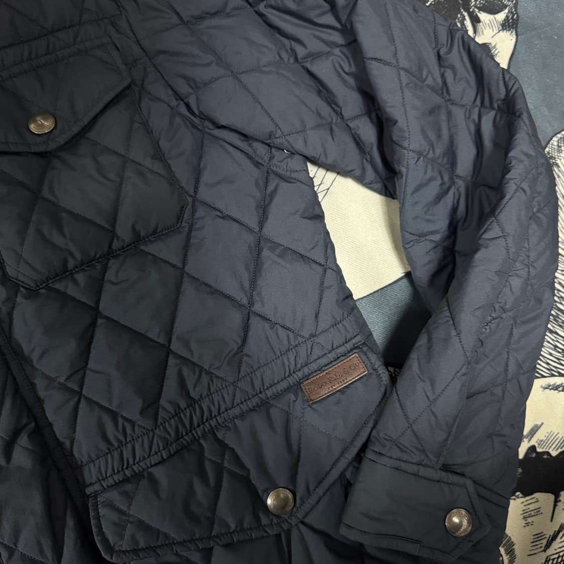 폴로랄프로렌 퀄팅자켓 M사이즈 상품이미지3