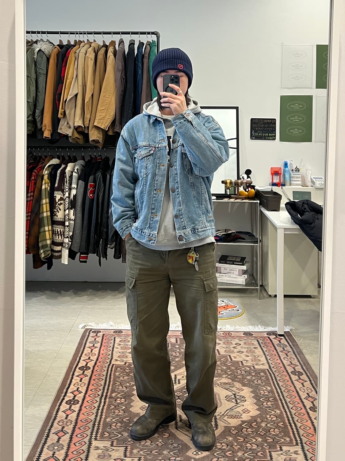 90s Levis 리바이스 데님 트러커 자켓 (USA) 상품이미지2