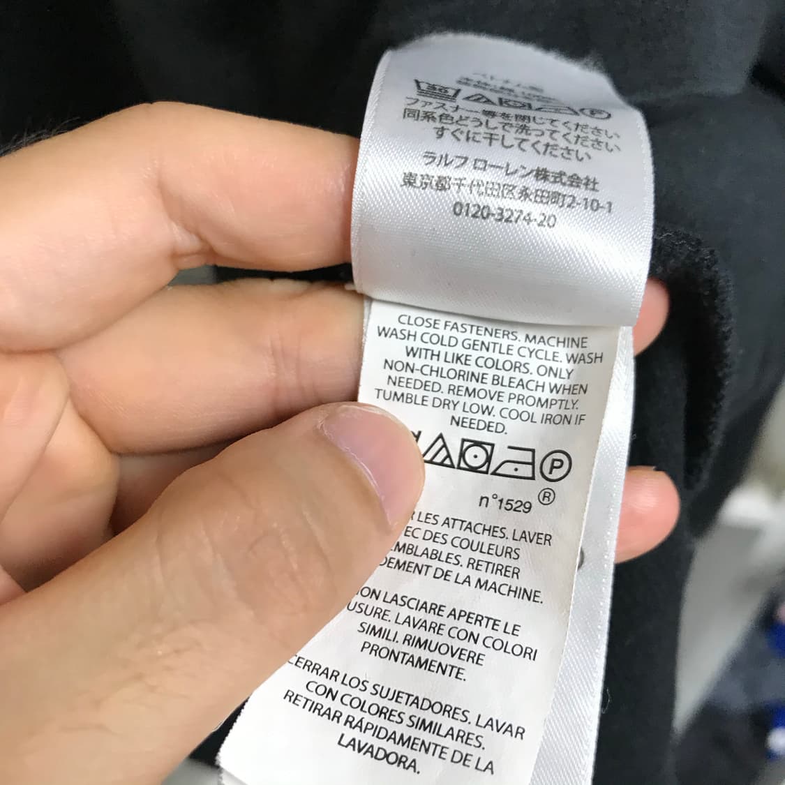 폴로 랄프로렌 면 반집업 상품이미지5