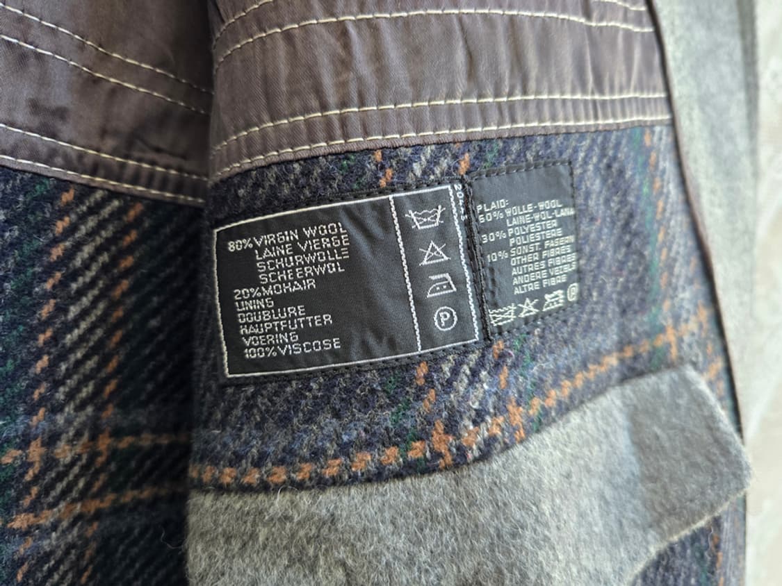 80s 웨스트 버리 모헤어 발마칸 코트 상품이미지9