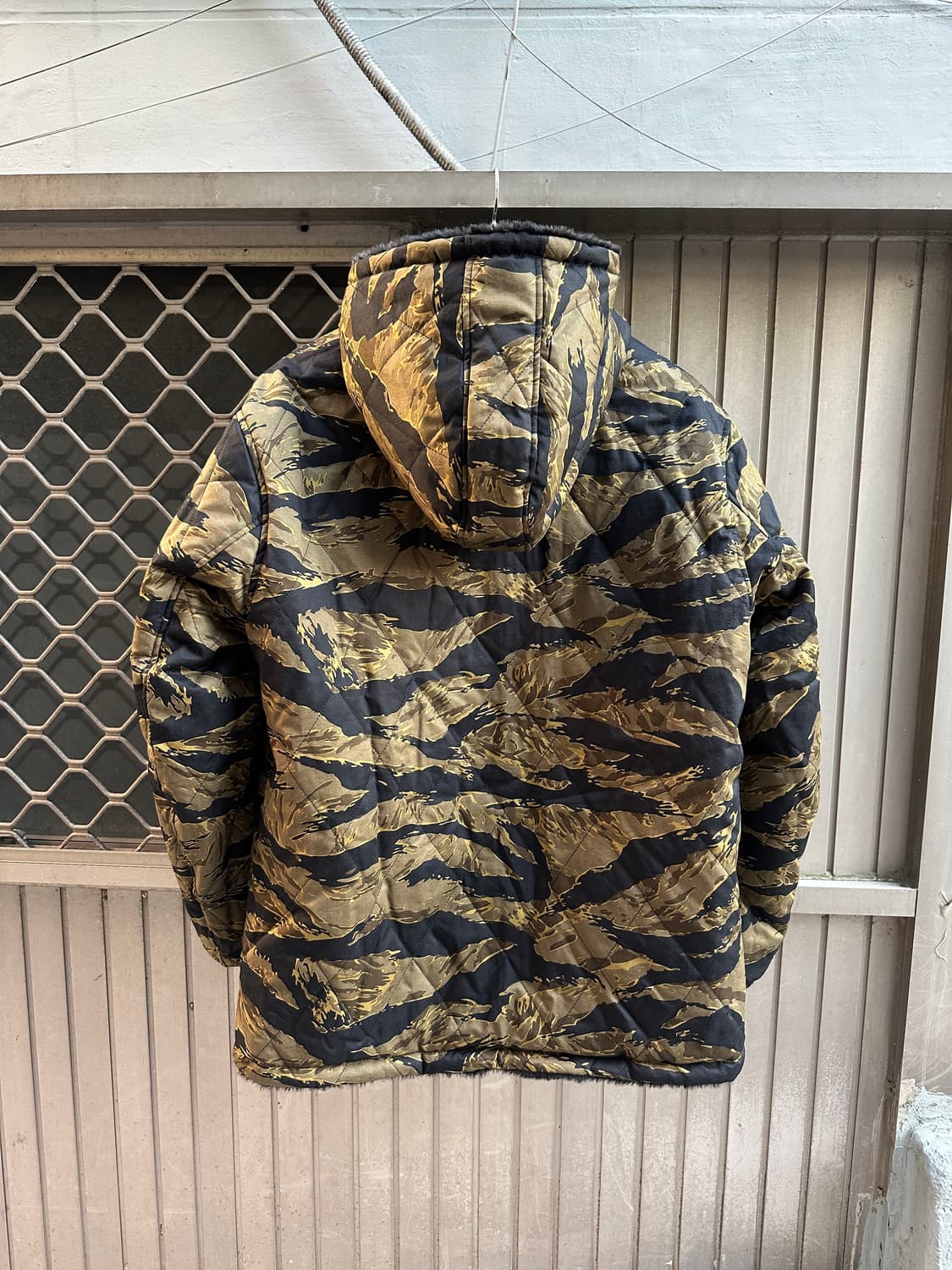 RARE VANSON reversible camo fur jacket 상품이미지8