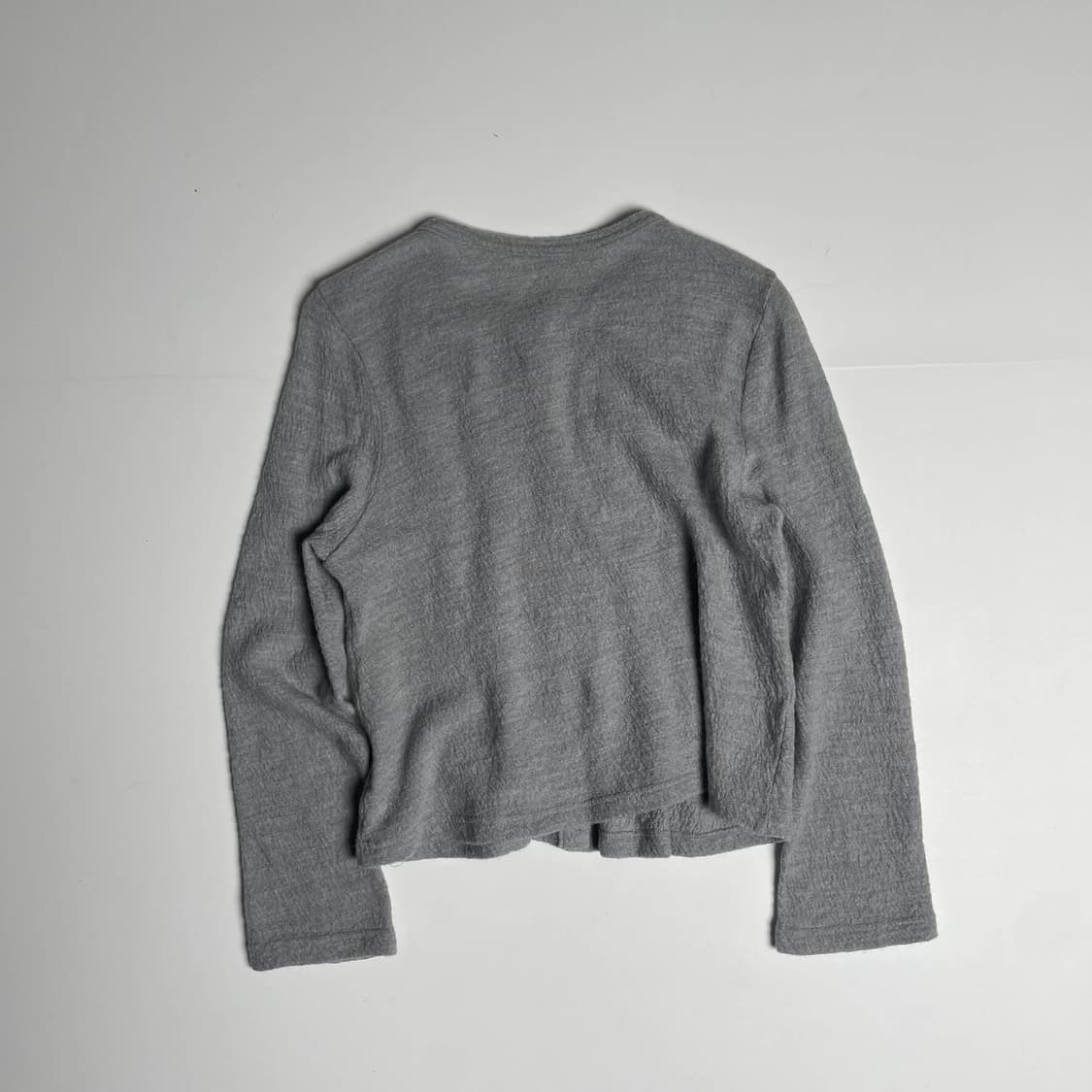 울 100 다트 가디건 상품이미지5