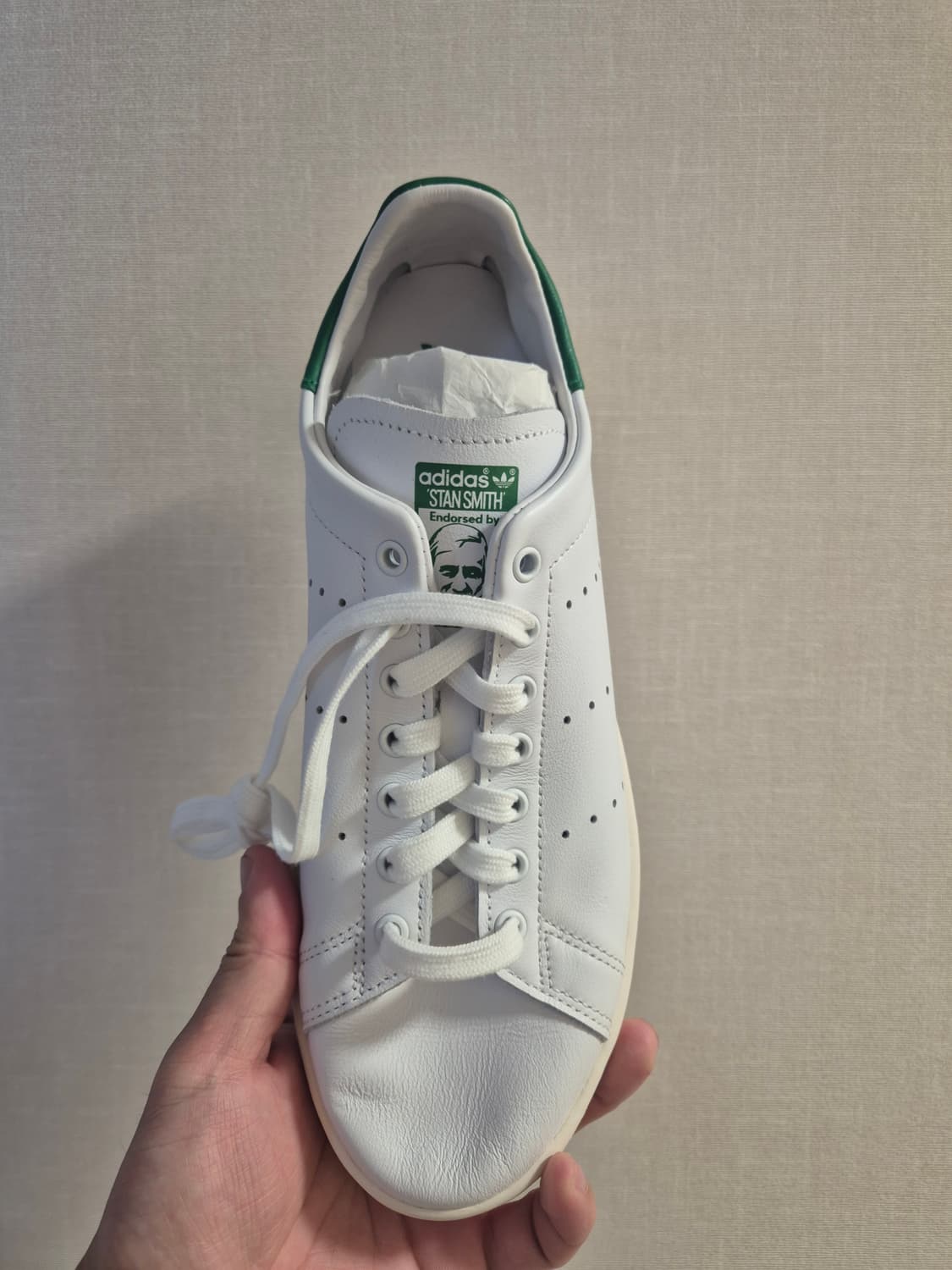 [새상품/260] 아디다스 스탠스미스 데콘 클라우드 화이트 그린 상품이미지2