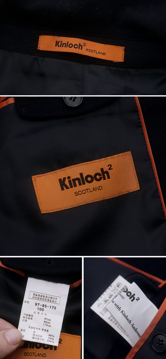 킨록 울.캐시미어 클래식 싱글 체스터 코트 자켓 (95-100) 상품이미지10