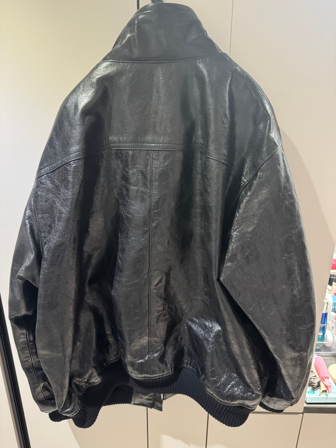 오라리 25fw 램 레더 블루종 자켓 4 상품이미지2