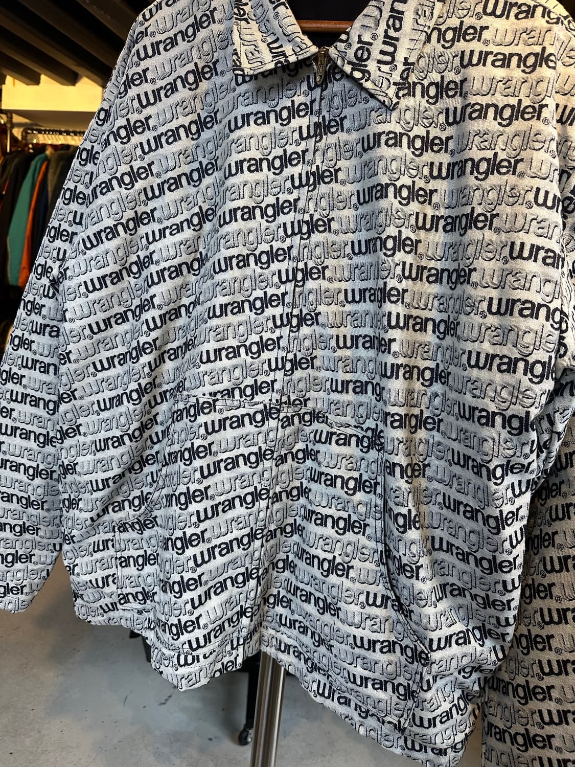 80-90s 랭글러 헤비웨이트 워크 자켓 Talon fastener 상품이미지4