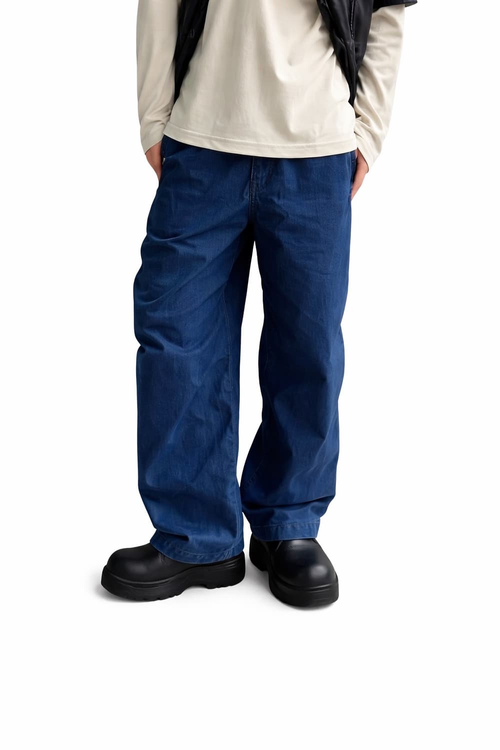 [S] 유니클로C 와이드 파라슈트 데님팬츠 상품이미지1