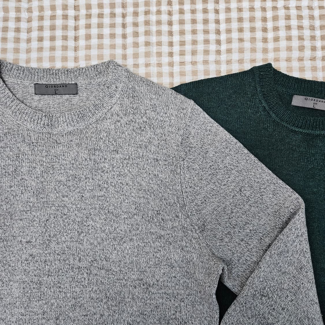 지오다노 간절기 니트 남자100 (2벌가격) 상품이미지4
