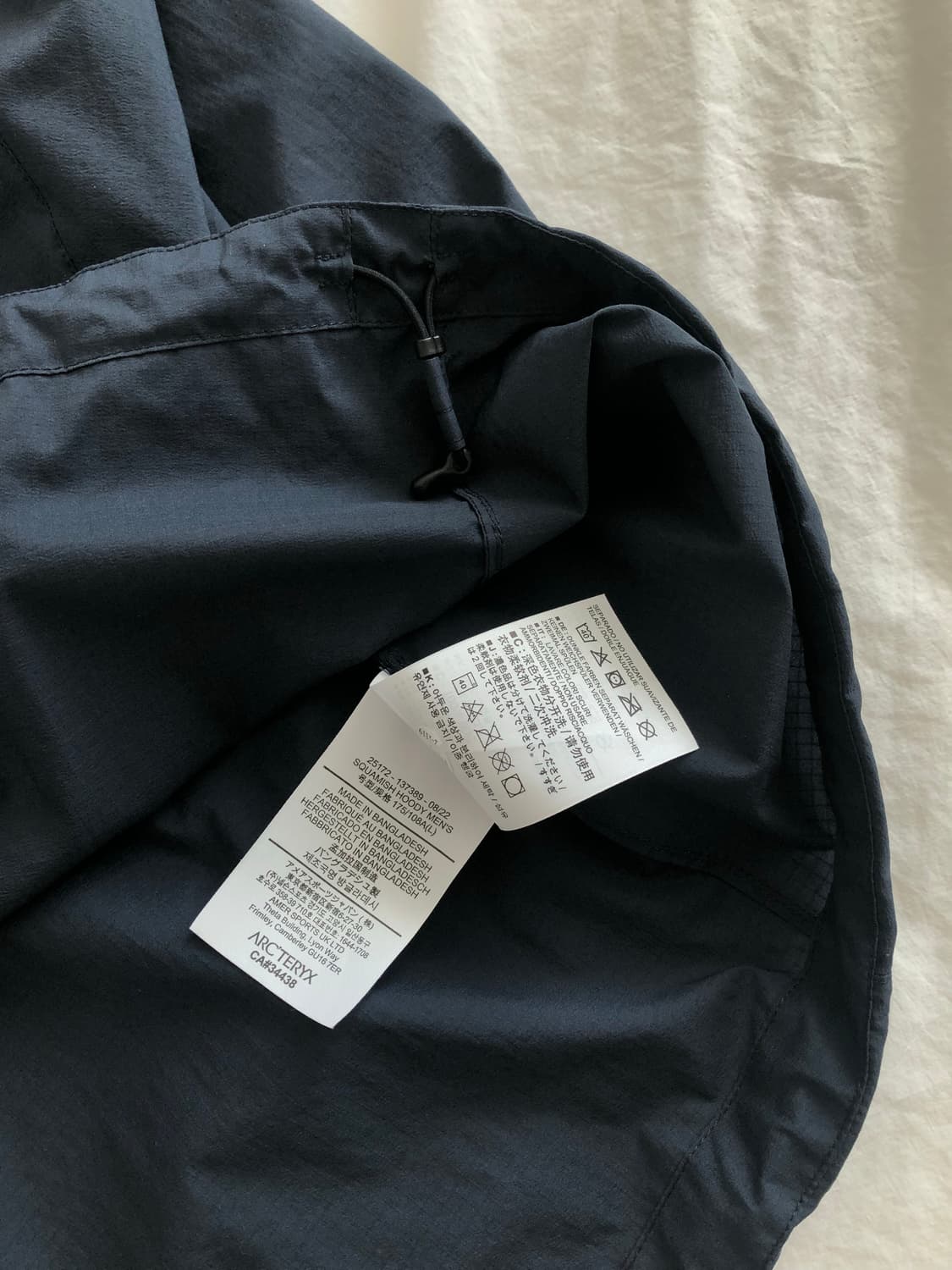 아크테릭스 스쿼미시 후디 블랙 사파이어 L 상품이미지3